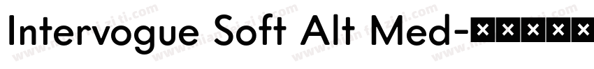 Intervogue Soft Alt Med字体转换